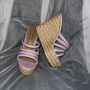 Journee Collection Lavender Wedge Sandals